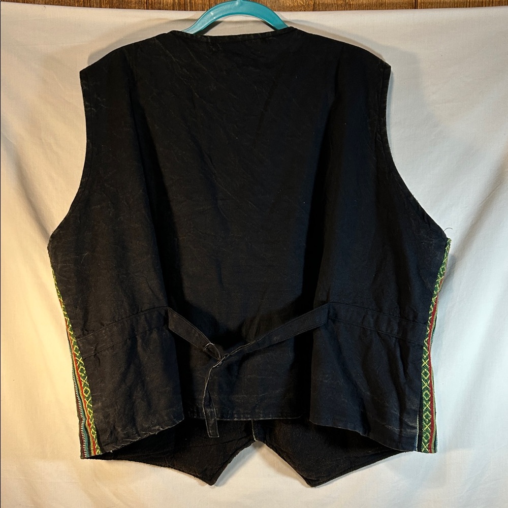 Little Kathmandu Men’s Colorful Striped Vest - Picture 2 of 3